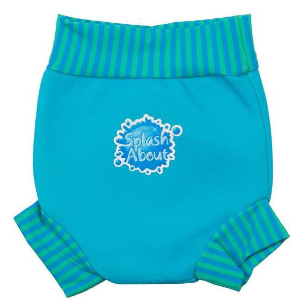 Splash About - Happy Nappy (Turquoise/Blue Lagoon Rib)-Binky Boppy