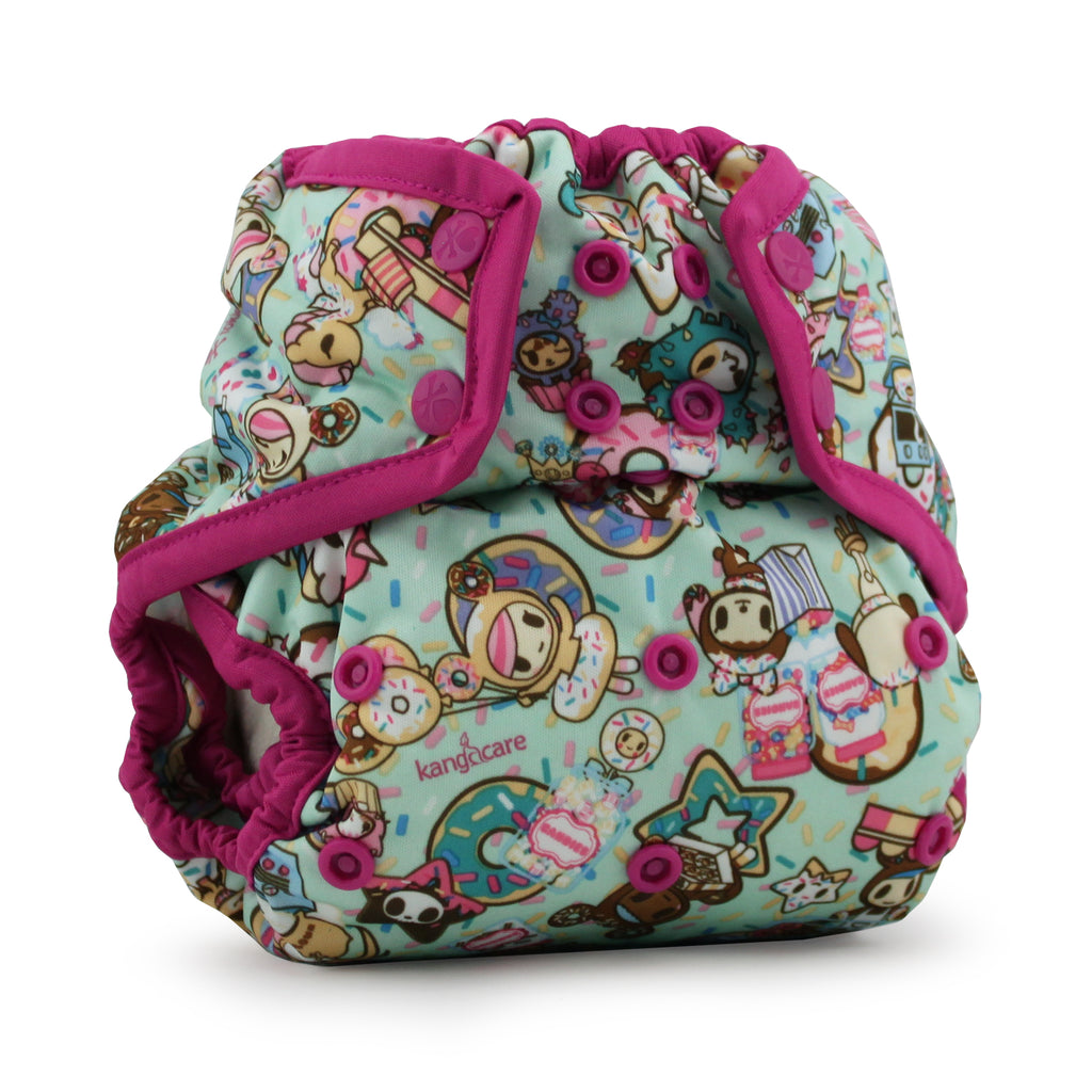 Kanga Care x Tokidoki - One Size Snap Diaper Cover (TokiTreats Sherbet)-Binky Boppy