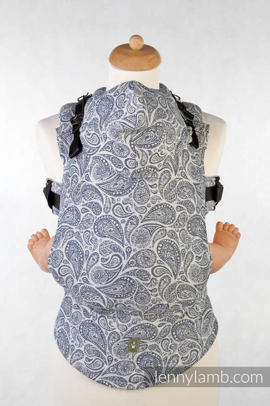 LennyLamb - Paisley Navy & Cream Carrier-Binky Boppy