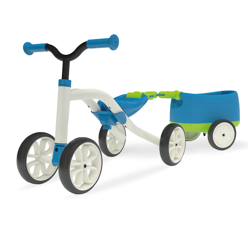 Chillafish - Quadie Bike + Trailie (Blue)-Binky Boppy