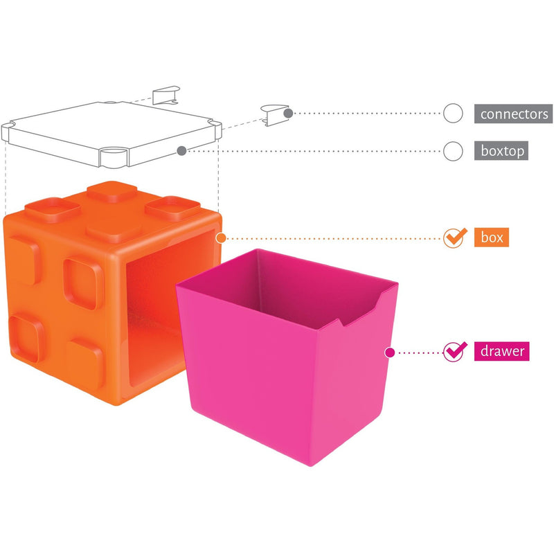 Chillafish - BOX (Orange/Pink)-Binky Boppy