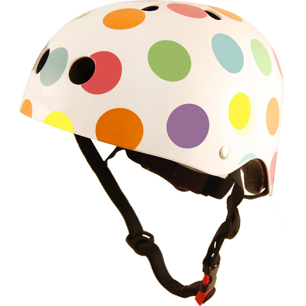 Kiddimoto - Pastel Dotty Helmet-Binky Boppy