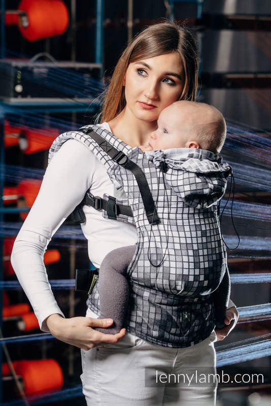 LennyLamb - Mosaic Monochrome Carrier-Binky Boppy