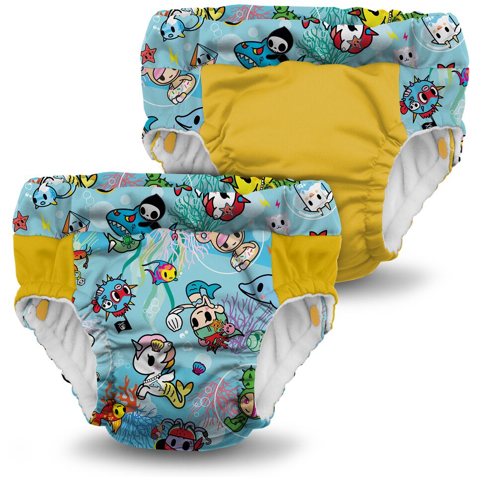 Kanga Care x Tokidoki - Lil Learnerz Training Pants & Swim Diaper (TokiSea & Dandelion)-Binky Boppy