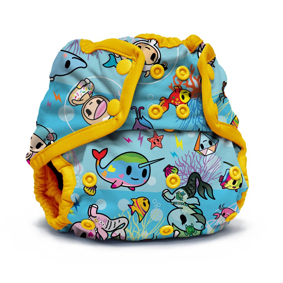 Kanga Care x Tokidoki - Snap Diaper Cover (TokiSea)-Binky Boppy