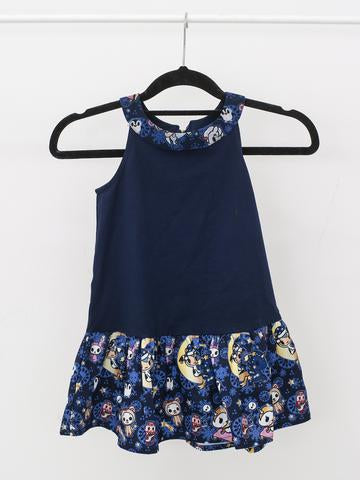 Tokidoki - Winter Dreams Dress in Blue (Kids)-Binky Boppy