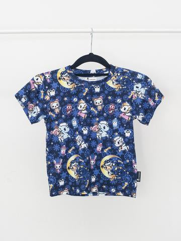 Tokidoki - Winter Dreams Tee in Blue (Kids)-Binky Boppy