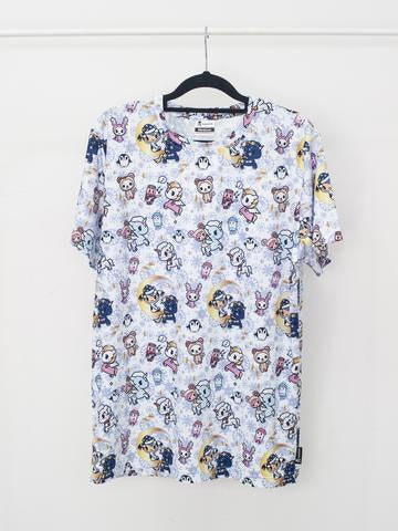 Tokidoki - Winter Wonderland Tee in White (Unisex Adult)-Binky Boppy