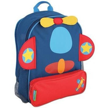 Stephen Joseph - Sidekick Backpack (Airplane)-Binky Boppy