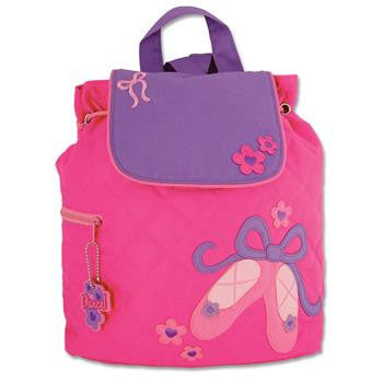 Stephen Joseph - Quilted Backpack (Ballet)-Binky Boppy