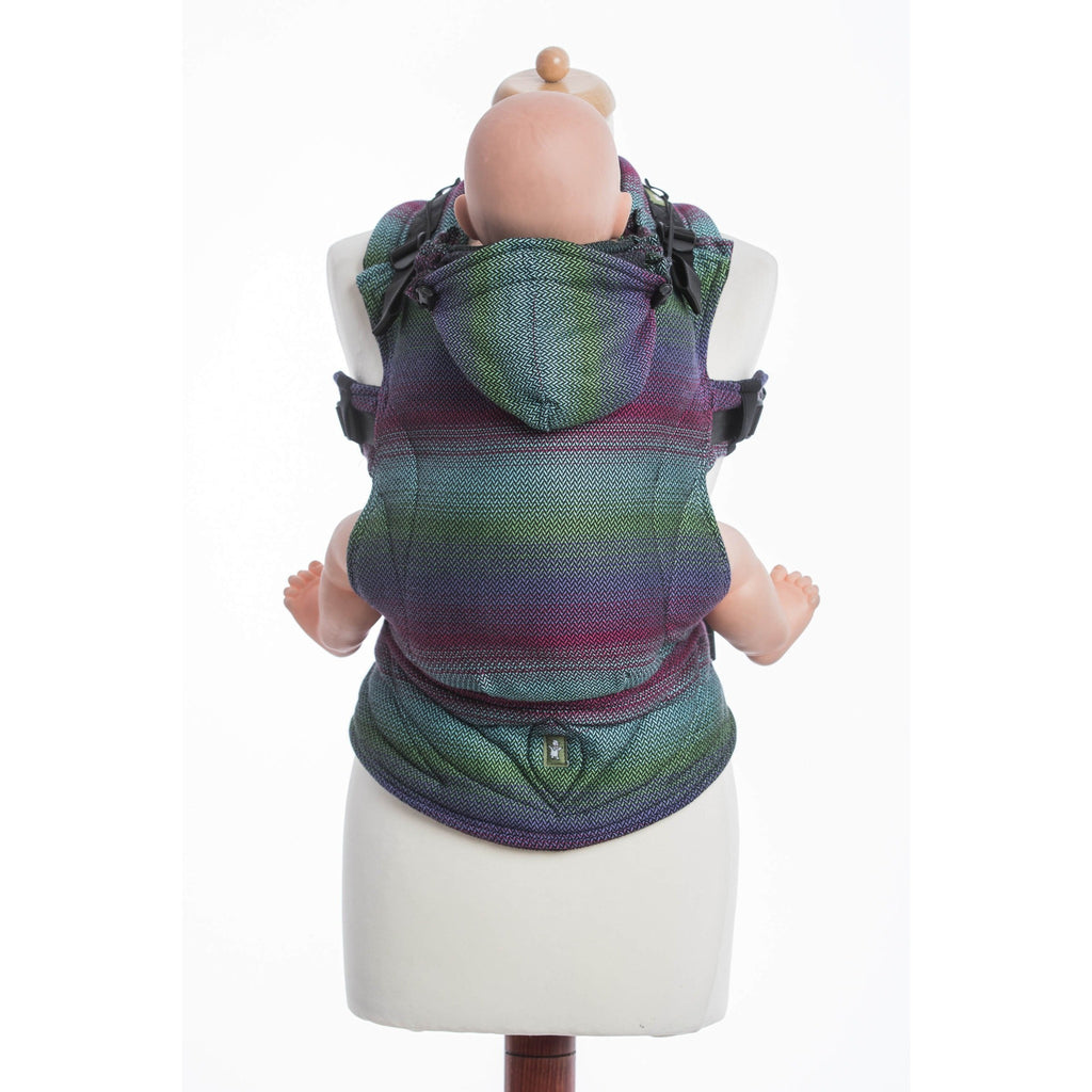 LennyLamb - Little Herringbone Impression Dark Carrier-Binky Boppy