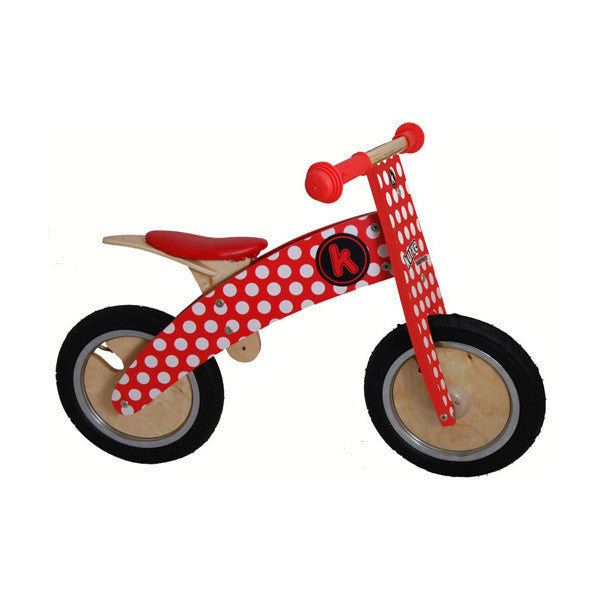 Kiddimoto - Red Dotty Kurve-Binky Boppy