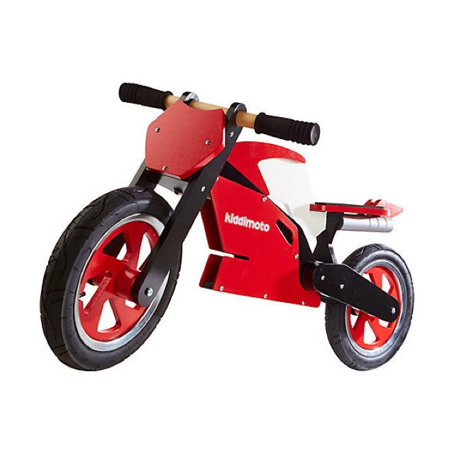 Kiddimoto - Red & White Superbike-Binky Boppy