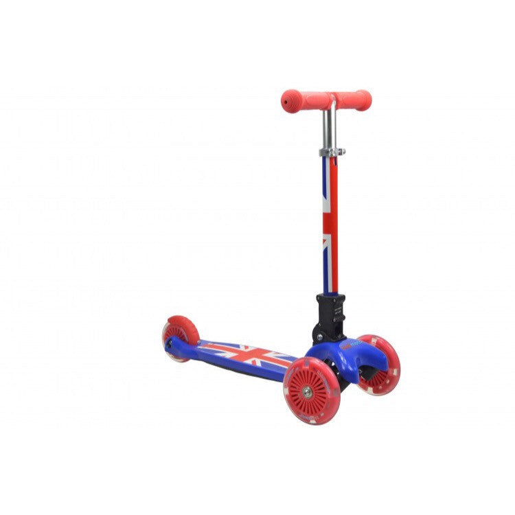 Kiddimoto - Union Jack U-Zoom Scooter-Binky Boppy