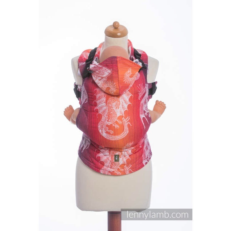 LennyLamb - Dragon Orange and Red Carrier-Binky Boppy