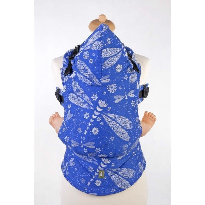 LennyLamb - Dragonfly Blue & White Carrier-Binky Boppy