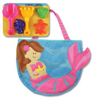 Stephen Joseph - Beach Tote (Mermaid)-Binky Boppy