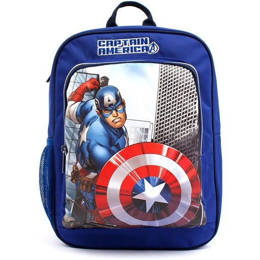 Winghouse - Captain America Action Backpack-Binky Boppy