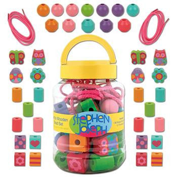 Stephen Joseph - Bead String Set (Garden)-Binky Boppy