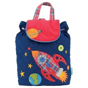 Stephen Joseph - Signature Backpack (Space)-Binky Boppy