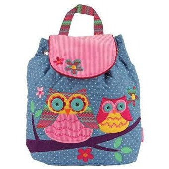 Stephen Joseph - Signature Backpack (Owl)-Binky Boppy