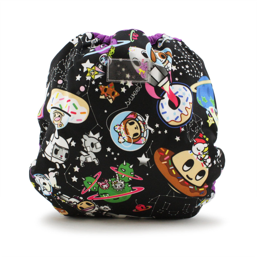 Kanga Care x Tokidoki - One Size Snap Diaper Cover (TokiSpace Aquarius)-Binky Boppy