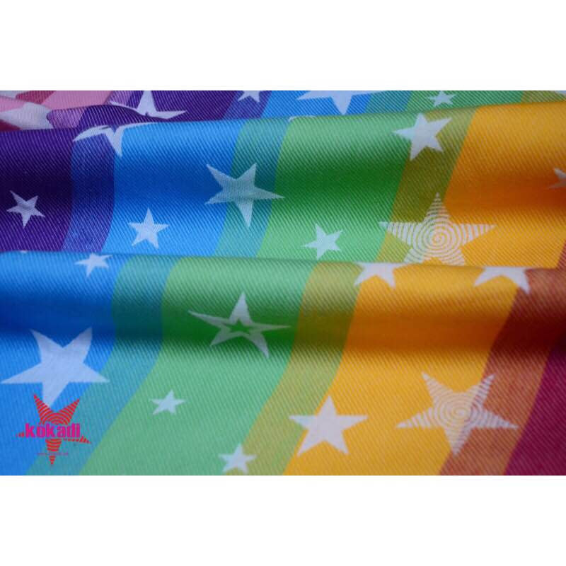 Kokadi - Rainbow Stars Baby Wrap (Size 5)-Binky Boppy