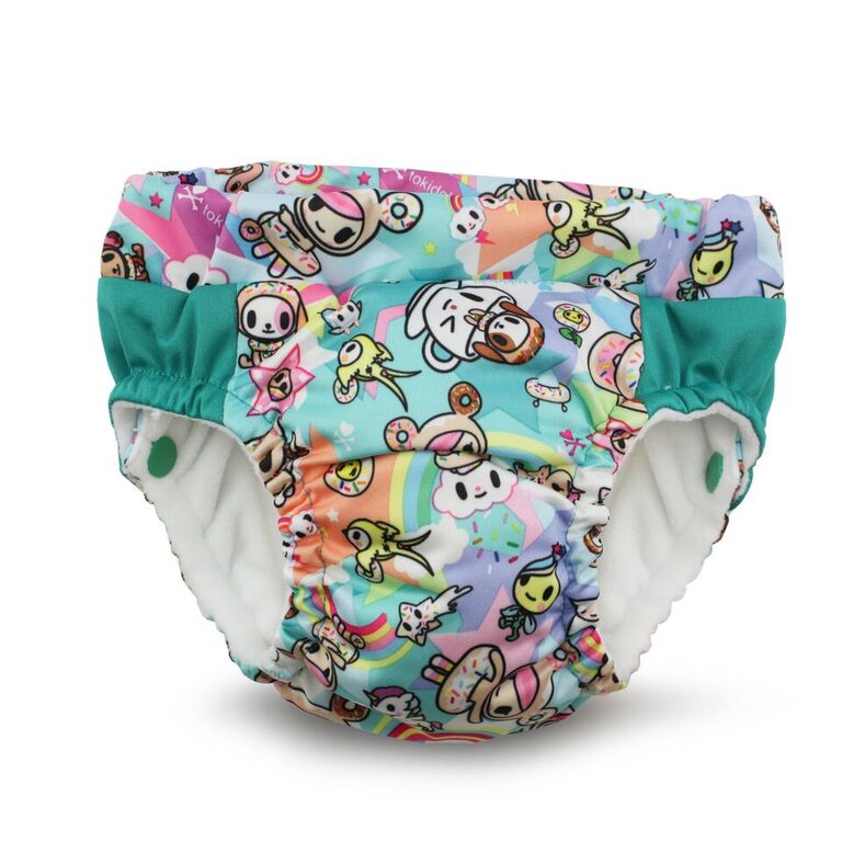 Kanga Care x Tokidoki - Lil Learnerz Training Pants & Swim Diaper (TokiSweet & Peacock)-Binky Boppy