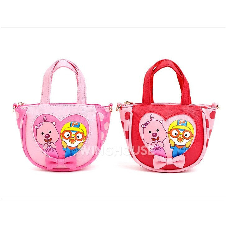 Winghouse - Pororo Love Heart Hand Cross (Pink)-Binky Boppy