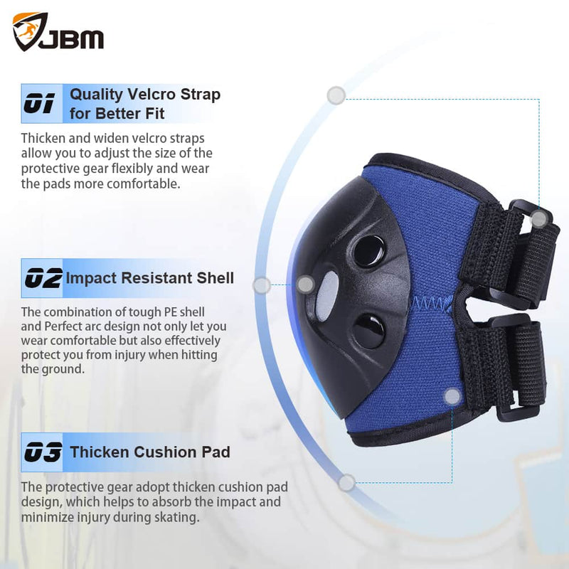 JBM - Protective Gear (Blue/Black)-Binky Boppy