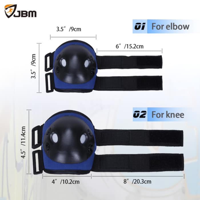 JBM - Protective Gear (Blue/Black)-Binky Boppy