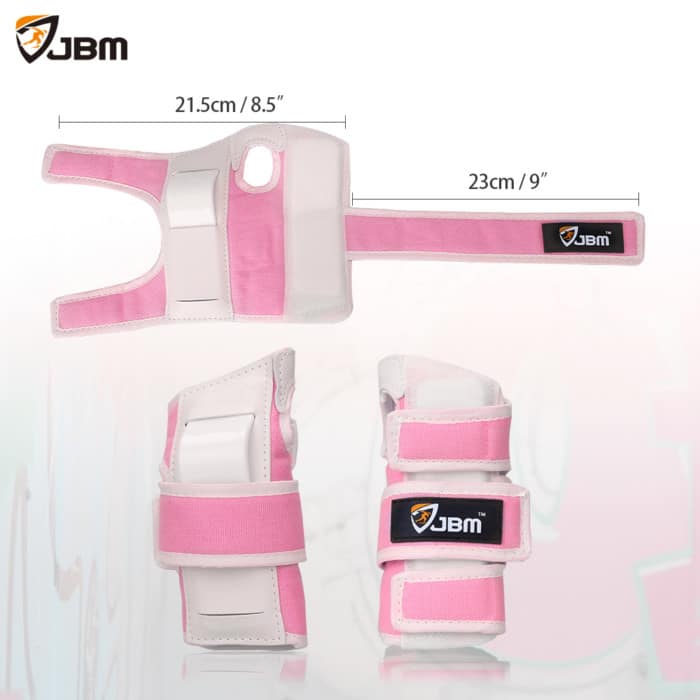 JBM - Protective Gear (Pink/White)-Binky Boppy