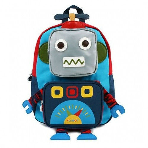 Winghouse - Flybot Play Safety Backpack (Blue)-Binky Boppy