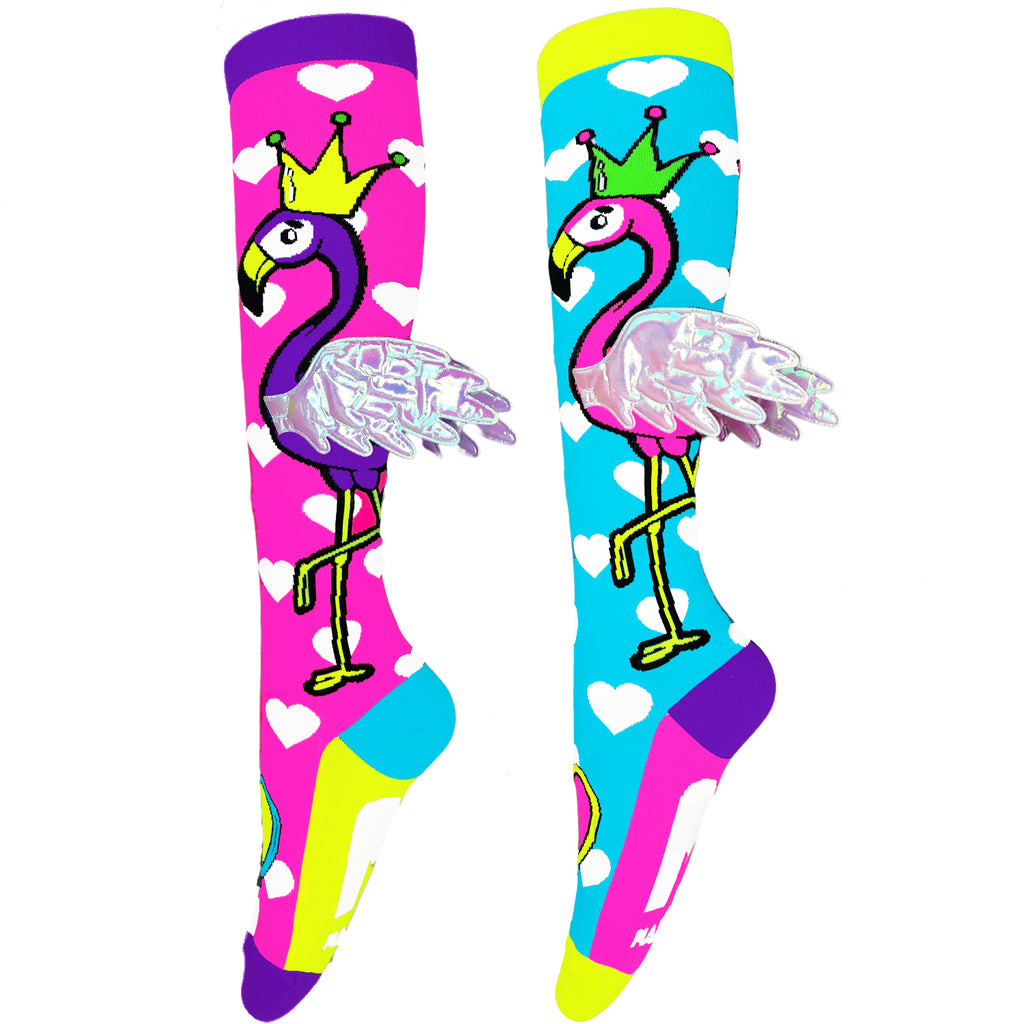 MadMia - Flying Flamingo Socks-Binky Boppy