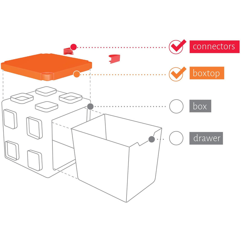 Chillafish - BOXTOP (Red/Orange)-Binky Boppy