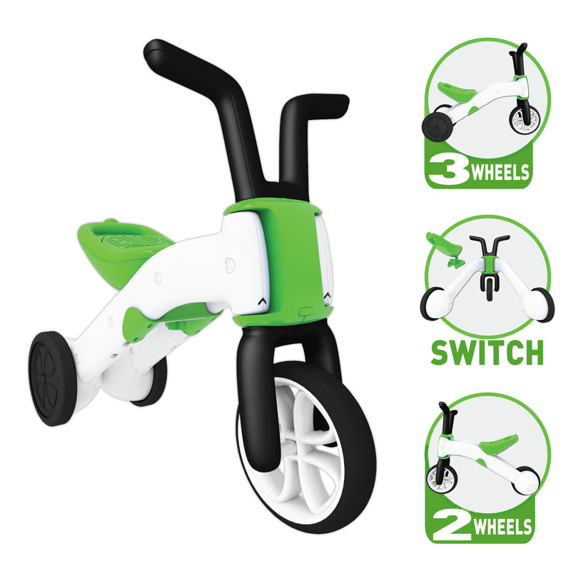 Chillafish - Bunzi Gradual Balance Bike (Lime)-Binky Boppy