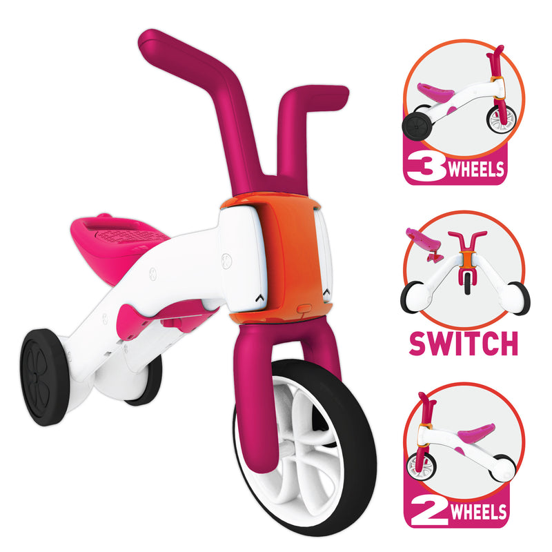 Chillafish - Bunzi Gradual Balance Bike (Pink)-Binky Boppy