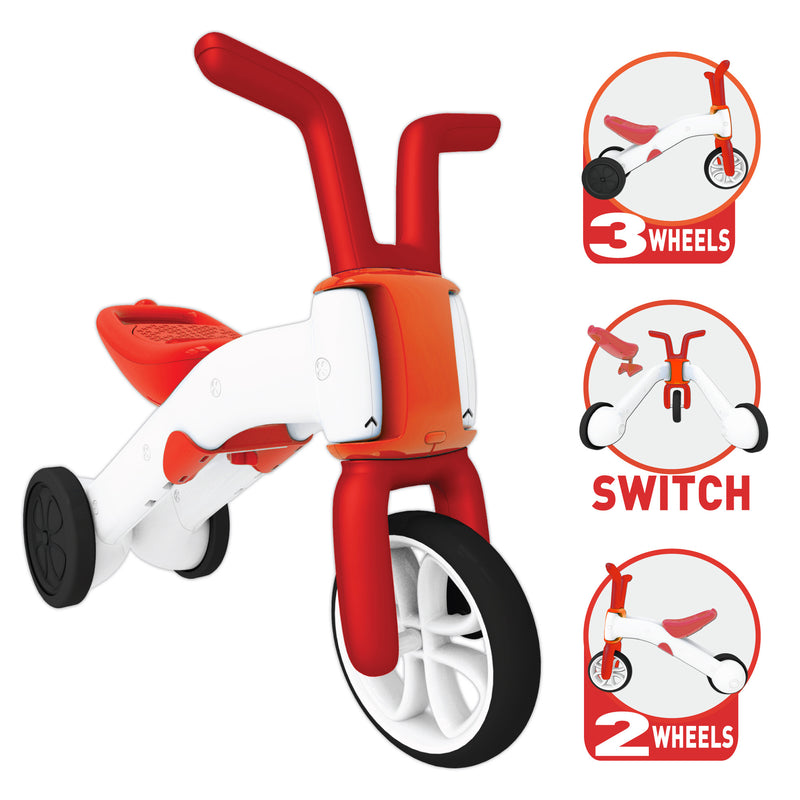 Chillafish - Bunzi Gradual Balance Bike (Red)-Binky Boppy