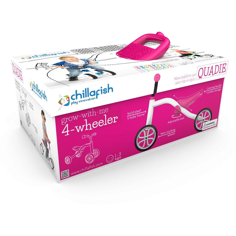 Chillafish - Quadie Bike (Pink)-Binky Boppy