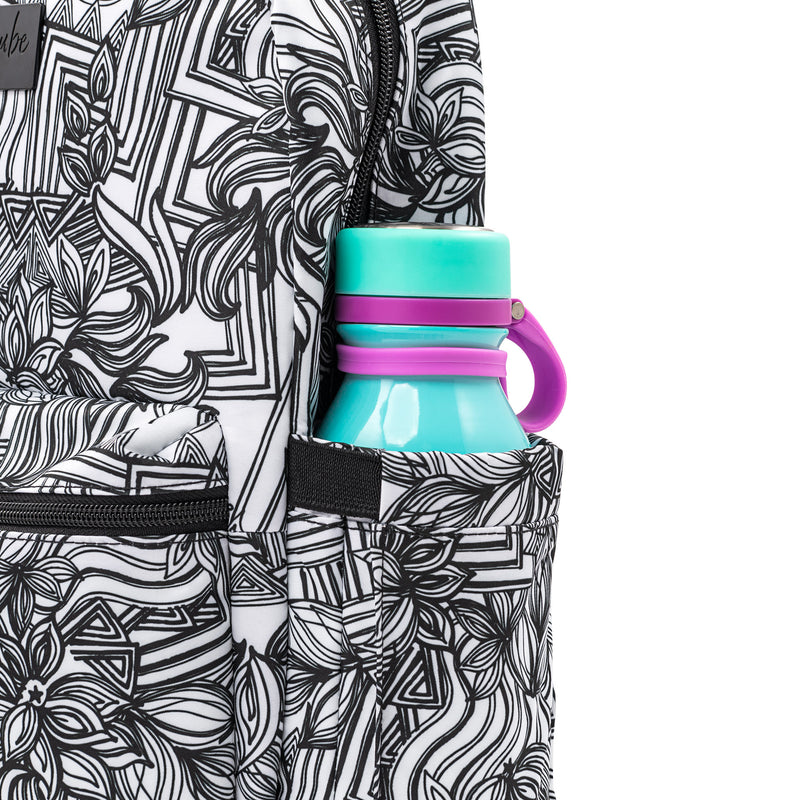 Jujube Onyx - Midi Backpack (Sketch)-Binky Boppy