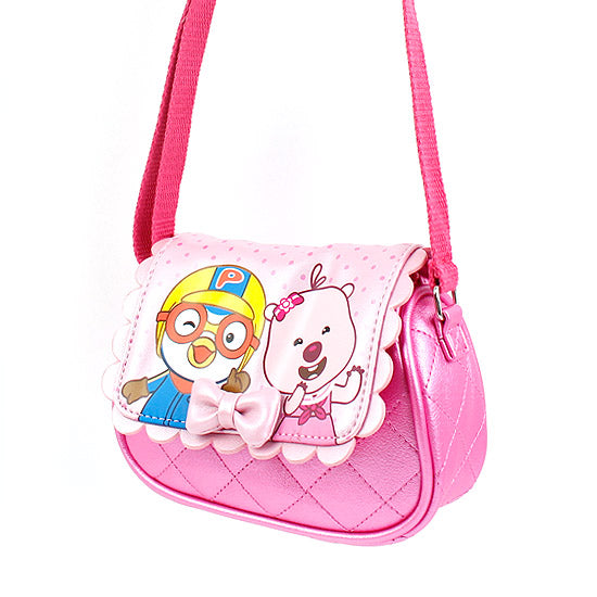 Winghouse - Pororo Quilting Ribbon Cross Bag-Binky Boppy