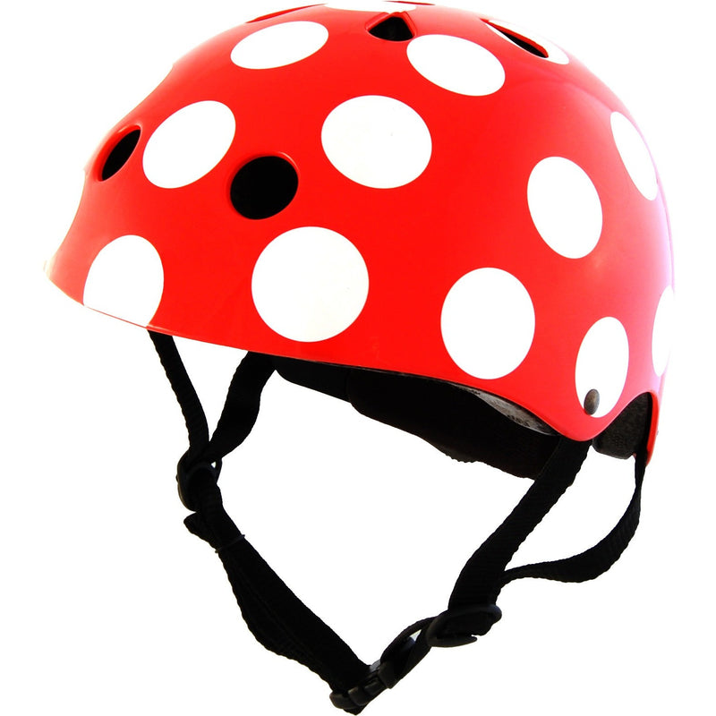 Kiddimoto - Red Dotty Helmet-Binky Boppy
