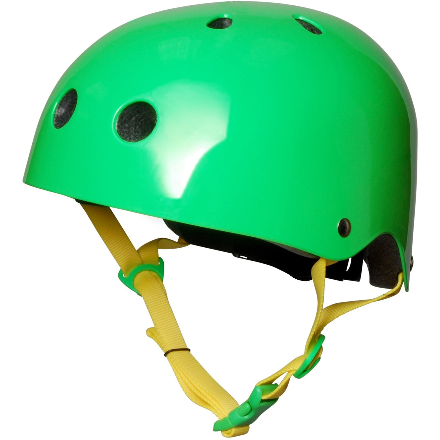 Kiddimoto Neon Green Helmet BinkyBoppy