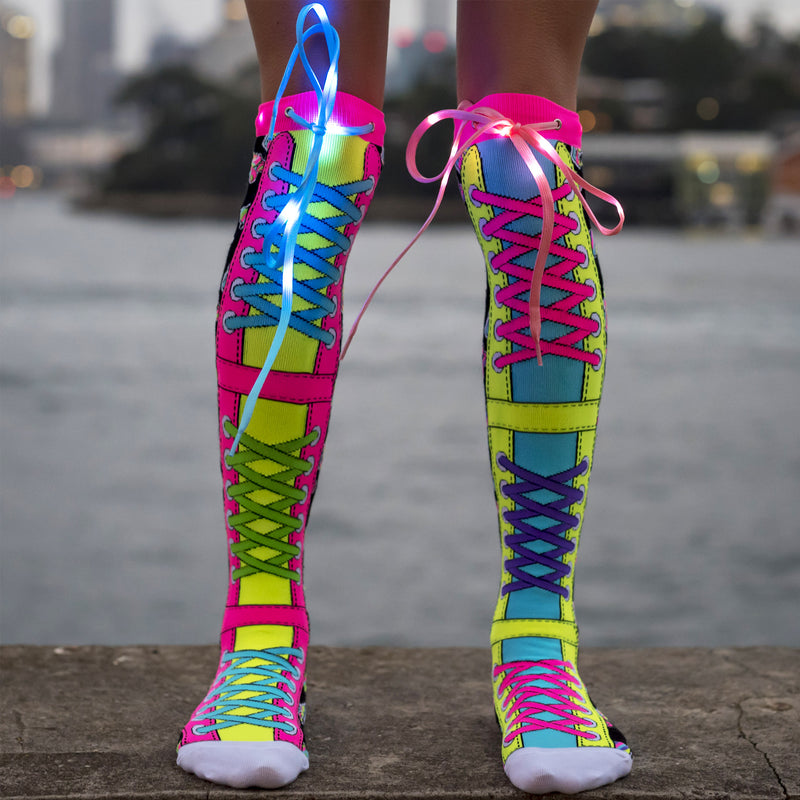 MadMia - LED Disco Socks-Binky Boppy