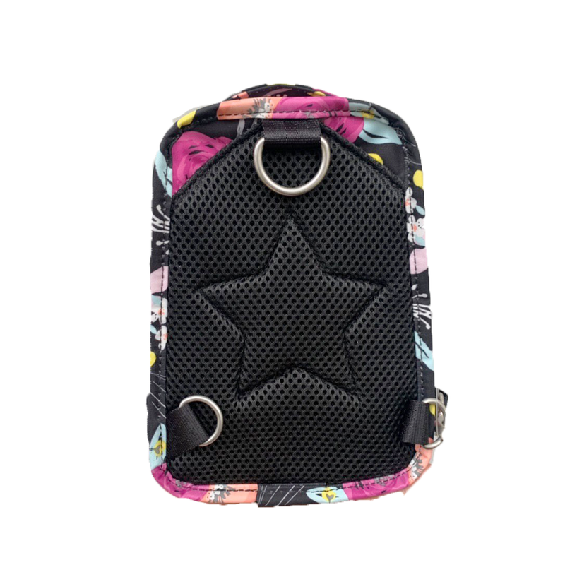 Jujube Onyx - Mini Be Right Back (Black & Bloom)-Binky Boppy