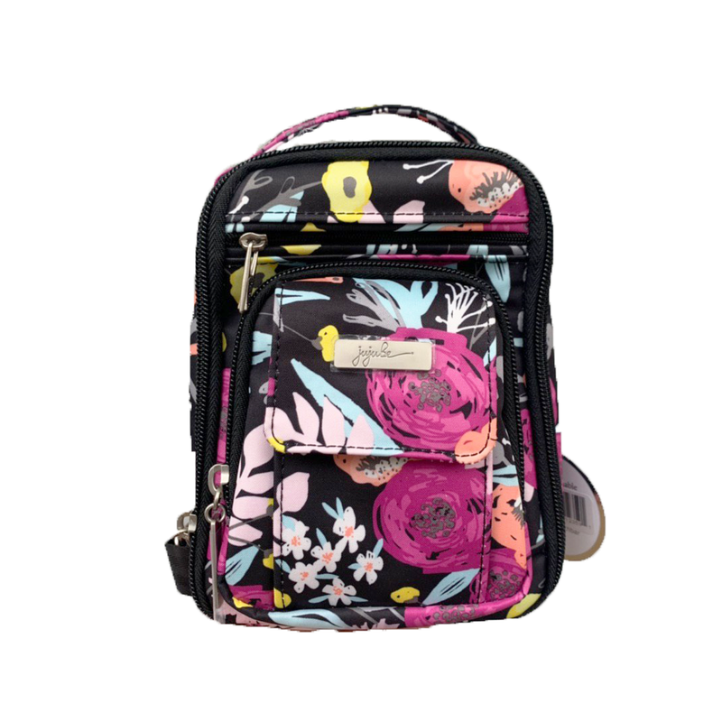 Jujube Onyx - Mini Be Right Back (Black & Bloom)-Binky Boppy