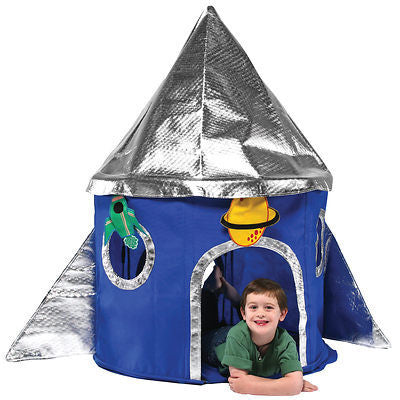 Bazoongi - Rocket Ship Play Tent-Binky Boppy