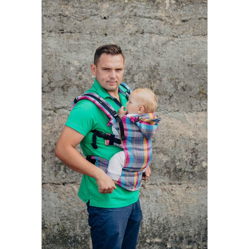 LennyLamb - Little Herringbone Citylights Carrier-Binky Boppy