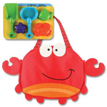 Stephen Joseph - Beach Tote (Crab)-Binky Boppy