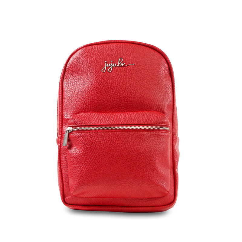 Jujube Leather - Mini Backpack (Red)-Binky Boppy